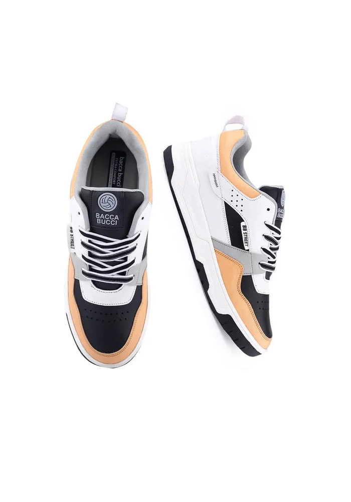 Bacca Bucci Urban Genesis 1.0 The Pinnacle of Street-Smart Elegance with Breathable Perforated Design Sneakers